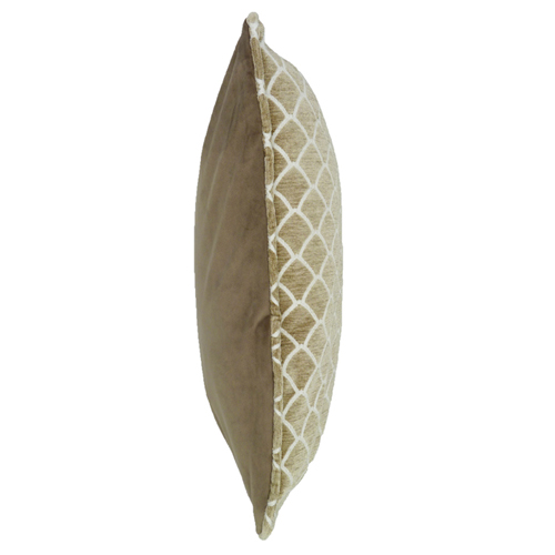 Classic Scallop, Putty - (45cm x 45cm) Cushion - Image 4